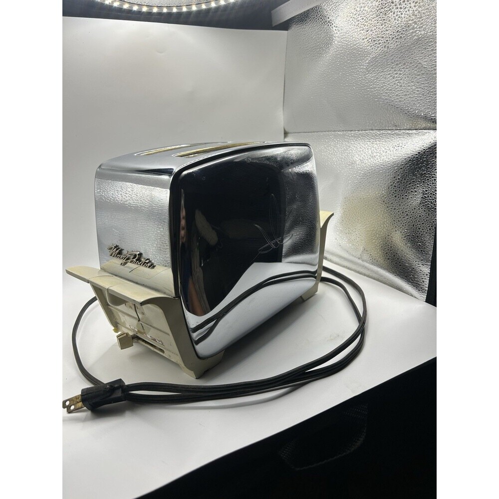 Vintage Mary Proctor 2 Slice Toaster P21130 Working USA Chrome NICE 60’s